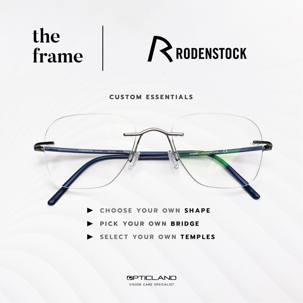 RODENSTOCK RIMLESS FRAME + NIKON LENSWEAR